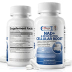 NAD+ Supplement - NAD Softgels Nicotinamide Riboside Resveratrol - Liposomal NAD Supplements for Women and men - Metabolism Support, Support Cellular Health - 90 CT