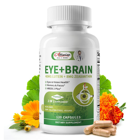 Lutein Eye Vitamins 14-in-1 | Supports Eye Health, Dry Eye, Memory & Focus | Vitamins A/C/E, Zeaxanthin & Zinc | 120 Capsules