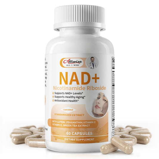 NAD Supplement for Women, Premium Liposomal Nicotinamide Riboside, NAD 400 mg Liposomal Supplements, Liposomal Nicotinamide Riboside Resveratrol for Healthy Aging, Energy, Focus 60 Capsule