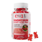 Magnesium Glycinate Gummies for Adults&Kids Raspberry Flavor 60pcs