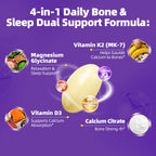 2 Pack High Absorption Magnesium Glycinate 400mg Softgels Supplement, Magnesium with Calcium - Highly Bioavailable - with Vitamin D3 & K2, for Sleep, Mood, Brain Support