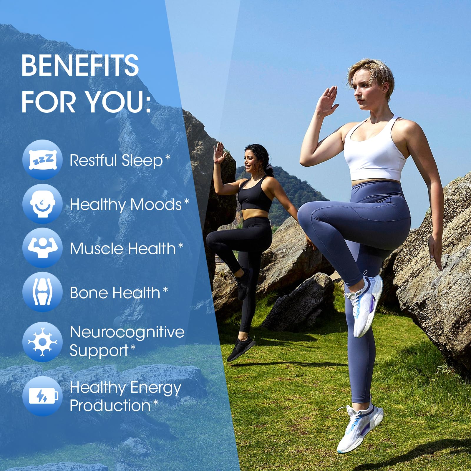 Magnesium Bisglycinate 100% Chelate, Maximum Absorbable Magnesium Glycinate Supplement for Restful Sleep, Energy Muscle Bone & Joint Support Non-GMO, Gluten-Free - 180 Capsules