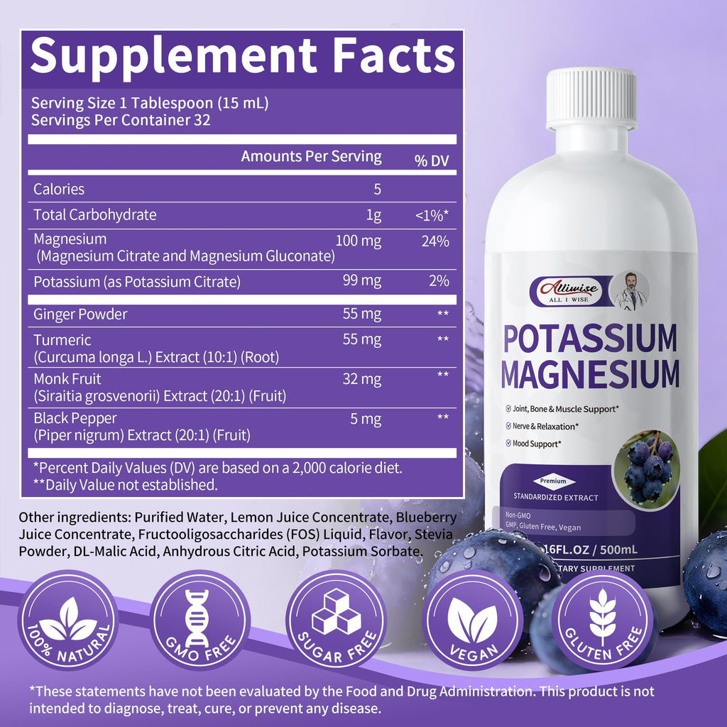 Potassium & Magnesium Drops | Muscle & Energy Support