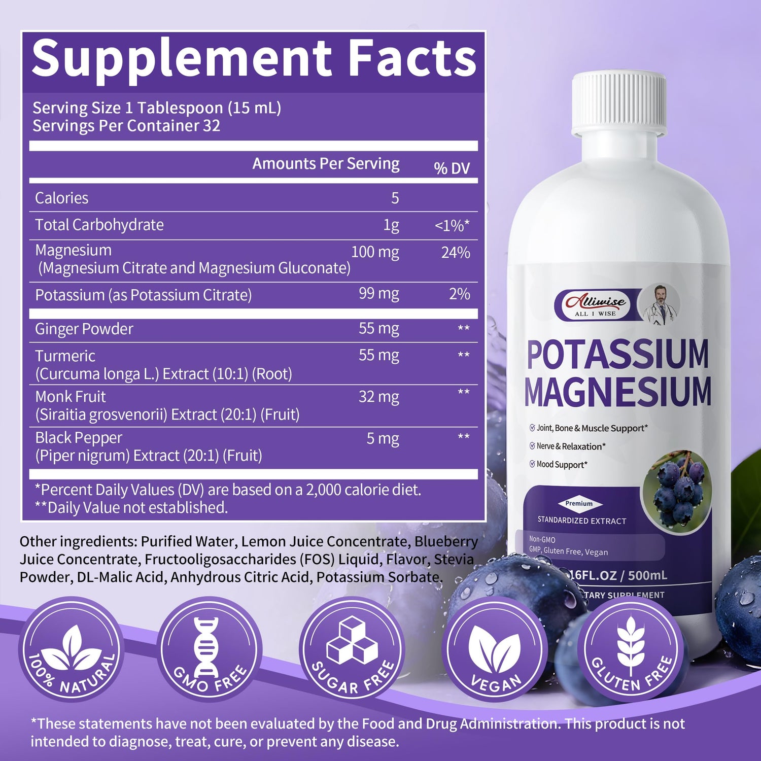 Potassium & Magnesium Drops | Muscle & Energy Support