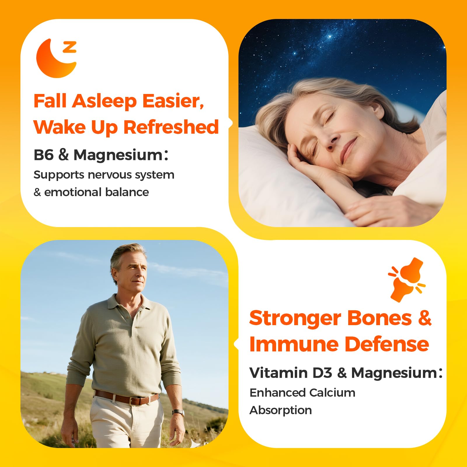 Magnesium Glycinate 400mg Softgels with Vitamin D3 & B6,Small Easy to Swallow Gel Caps,High Absorption, Gentle on Stomach,Supports Sleep, Muscle & Calm,Bone Health,120 Softgels