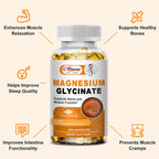 Magnesium Glycinate 400mg Capsules Muscle & Sleep Support