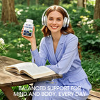 Alliwise Cortisol Support Capsules Balanced Botanical Support for Mind & Body Wellness 60 Count