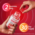 Magnesium Glycinate Gummies for Adults&Kids Raspberry Flavor 60pcs