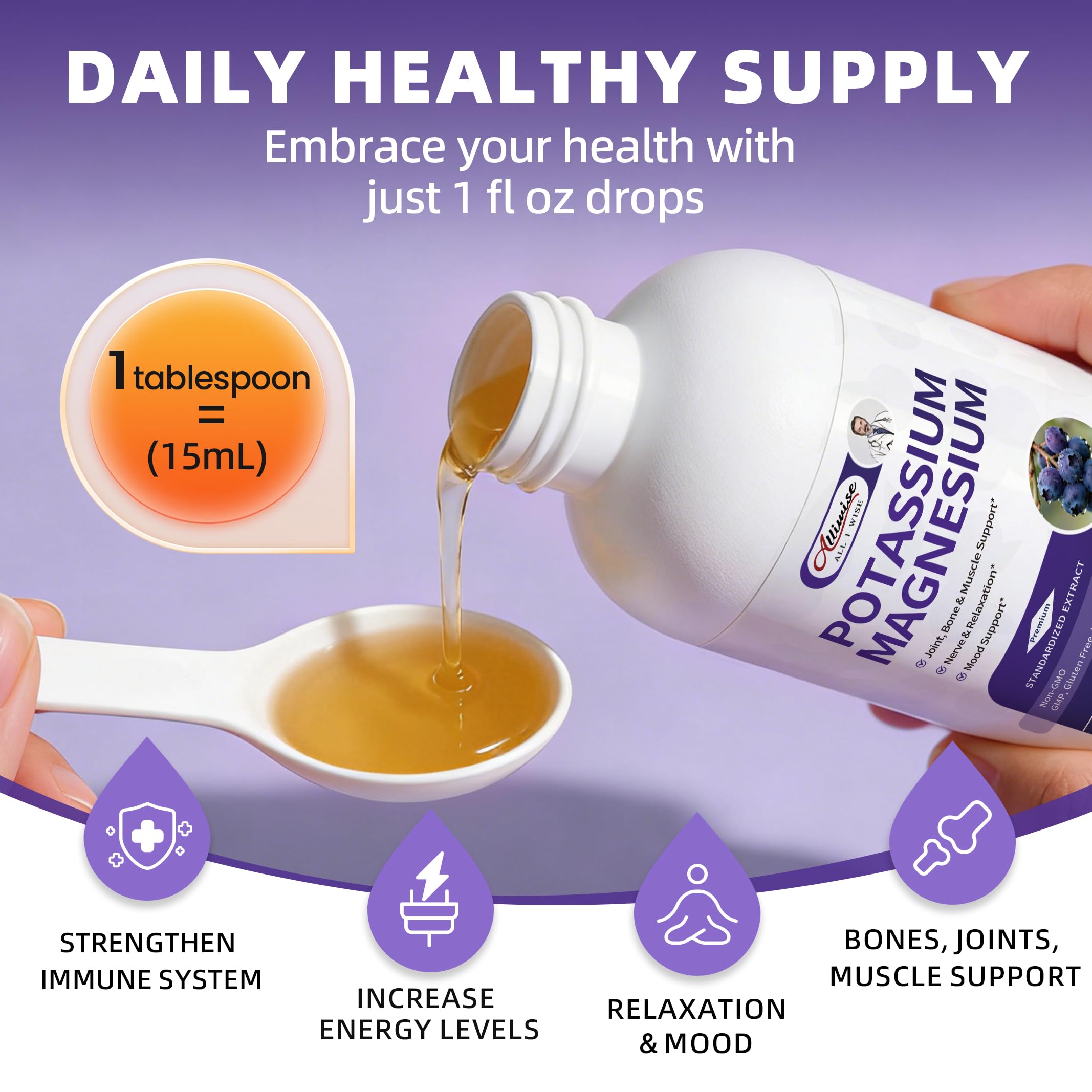 Potassium & Magnesium Drops | Muscle & Energy Support