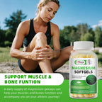 Alliwise Magnesium Glycinate 500mg Softgels – High Absorption, Easy to Swallow, Sleep & Muscle Support, Non-GMO, 120 Gelcaps (60-Day Supply)