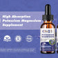 2 Pack Potassium Magnesium Supplement Liquid - High Absorption Calm Magnesium Complex 500mg & Potassium 99mg Plus Calcium, Vitamin D3, Zinc for Leg Cramps & Bone & Energy & Immune Support - 4 Fl oz