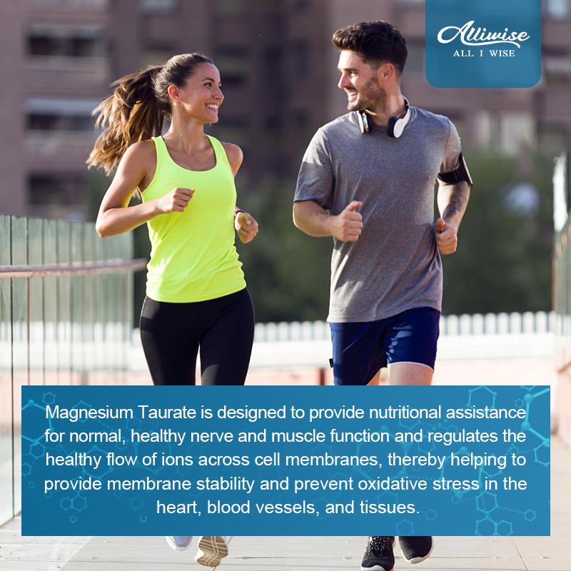 Magnesium Taurate 120 Caps 700mg Enhanced Absorption for Restful Sleep, Relaxation, Positive Mood, Wellness, GABA Levels, Cardiovascular Health