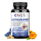 Alliwise Lutein and Zeaxanthin Bilberry Supplements Eye Health Vitamins for Eye Care Blue Light Macular, Red Eyes & Dry Eye