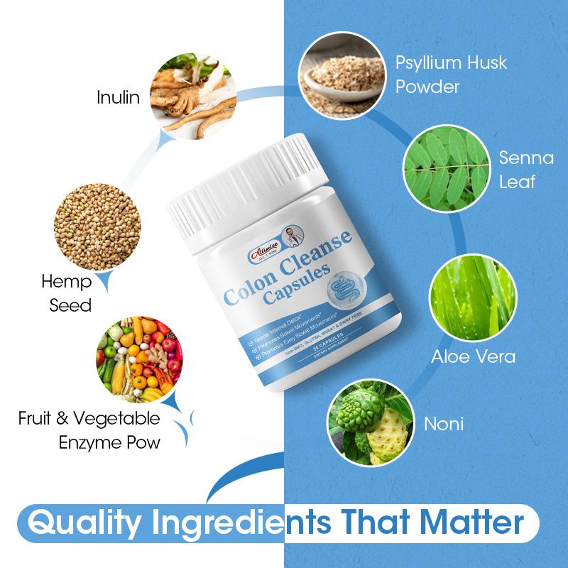 Alliwise Colon Cleanse  Hard Capsules 15 days