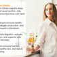 Magnesium Citrate Liquid 280mg Magnesium Drink Oral Solution with Vitamin, Zinc & Sodium Bromelain, Essential Magnesium Supplement Support Immune, Bone Health and Zzz, Pineapple Flavor, 10 Fl Oz