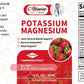 2 Pack Potassium Magnesium Supplement Liquid Drops Strawberry Flavor