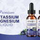 2 Pack Potassium Magnesium Supplement Liquid - High Absorption Calm Magnesium Complex 500mg & Potassium 99mg Plus Calcium, Vitamin D3, Zinc for Leg Cramps & Bone & Energy & Immune Support - 4 Fl oz