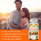2 Packs Vitamin E Capsule Natural Antioxidant, Skin & Immune System Support Supplement for Healthy Skin, Hair, Nails, Immune & Eye Health