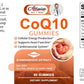 Alliwise Coq10 Supplement Coenzyme q10 Gummies for Heart Health, Energy, Antioxidants, Brain & Memory Health, Cognition & Cardiovascular