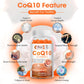 Alliwise Coq10 Supplement Coenzyme q10 Gummies for Heart Health, Energy, Antioxidants, Brain & Memory Health, Cognition & Cardiovascular