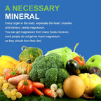 Alliwise Magnesium Complex 500mg of Magnesium Glycinate, Oxide&Citrate for Muscle Relaxation, Nerves Health& Energy-60capsules