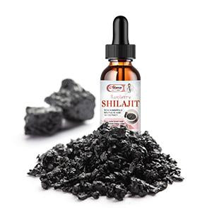 Pure Himalayan Shilajit Resin Liquid Drops for Energy & Immune Support-Golden Shilajit Supplement with Fulvic Acid & 85+ Trace Minerals Complex for Men & Women