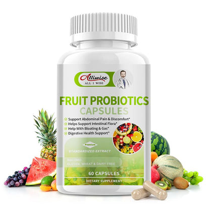 Fruit Probiotics Capsules Dietary Supplement For Digestive Health Support