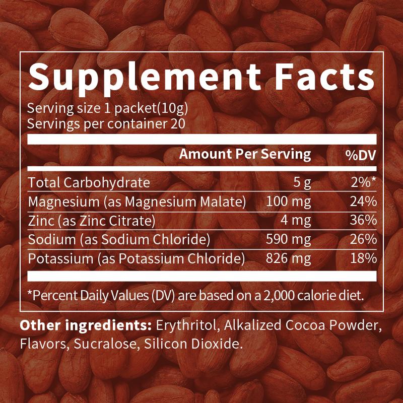 Electrolyte Powder Drink Mix Dietary Supplement