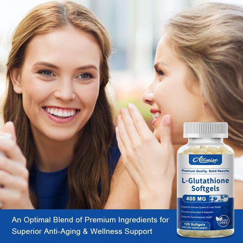 L-Glutathione 400mg Softgels 120ct Antioxidants & Immune Support