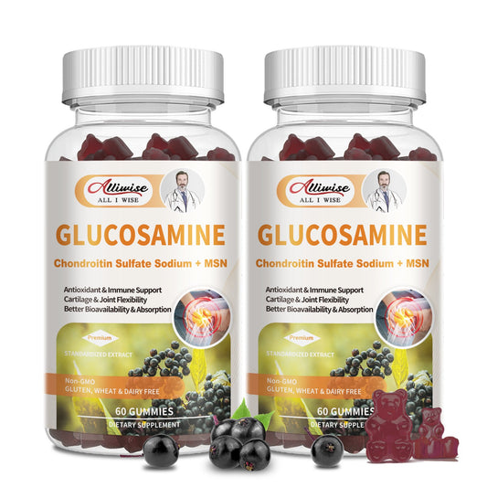 Glucosamine Complex Supplement & Elderberry for Extra Strength Joint Movement