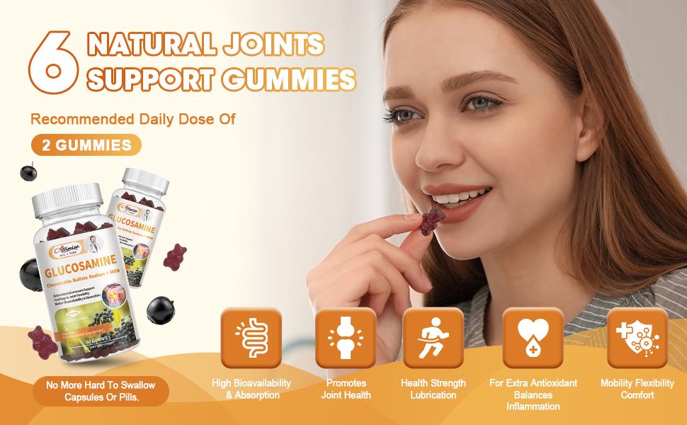 Glucosamine Complex Supplement & Elderberry for Extra Strength Joint Movement