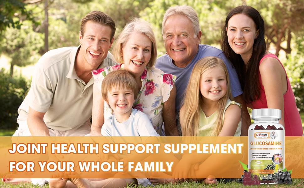 Glucosamine Complex Supplement & Elderberry for Extra Strength Joint Movement