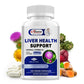 Liver Support Supplement, 120 Vegan Liver Cleanse Detox & Repair Capsules, Milk Thistle Extract with Silymarin 85%, Artichoke Extract, Dandelion & Turmeric Extract Blend, Premium Liver Health Formula