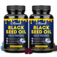 Black Seed Oil Gummies, W/ 3%+ Thymoquinone, Organic Nigella Sativa Seeds Extract, Immune & Joints Support Gummy