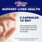 Liver Support Supplement, 120 Vegan Liver Cleanse Detox & Repair Capsules, Milk Thistle Extract with Silymarin 85%, Artichoke Extract, Dandelion & Turmeric Extract Blend, Premium Liver Health Formula