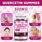 Quercetin 500mg with Bromelain, Zinc Quercetin Gummy with Vitamin C Elderberry